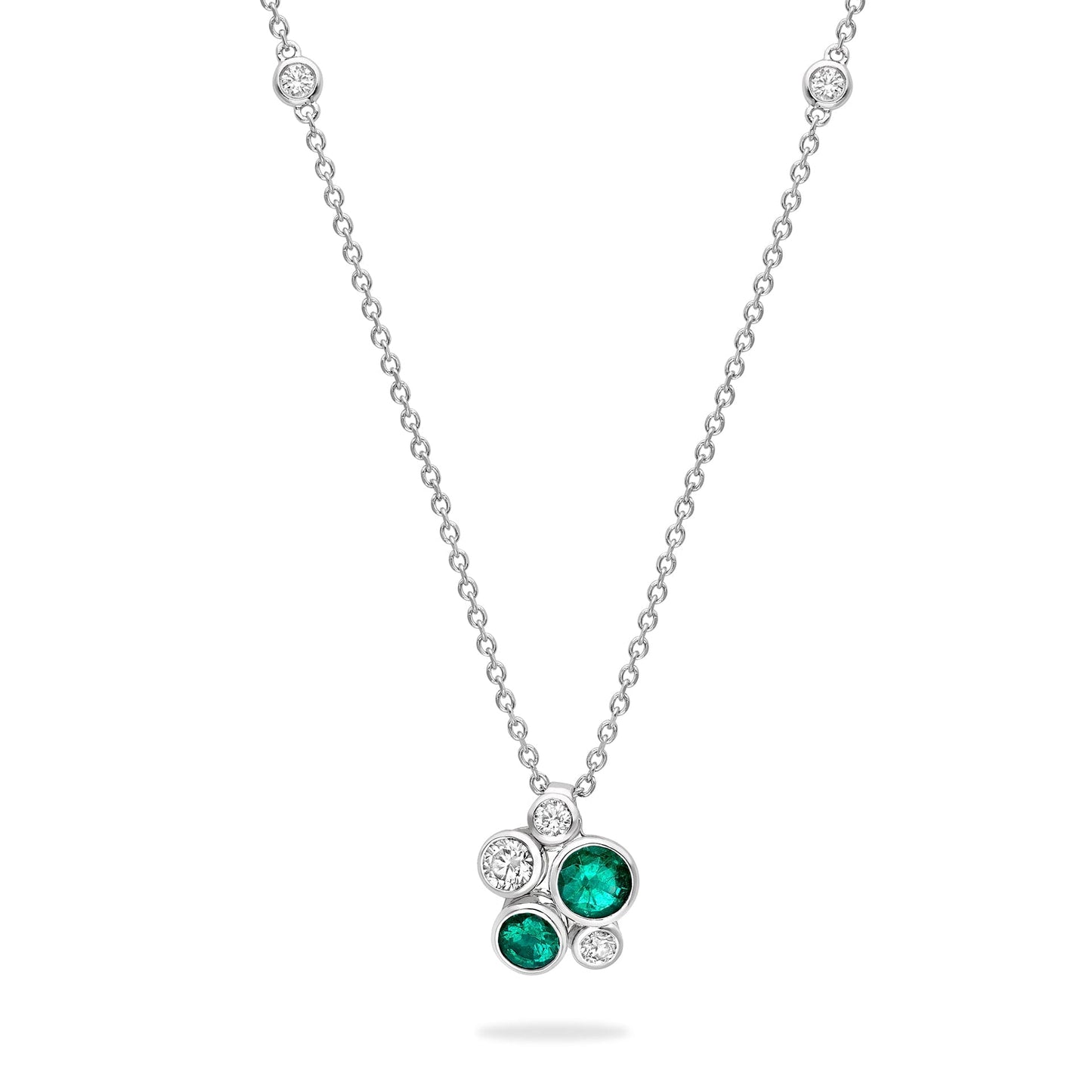 Raindance Emerald Cluster Pendant