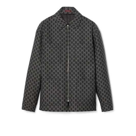 Gucci Wool Jacket with GG Shadow