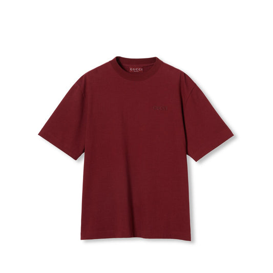 Gucci Cotton Jersey T-shirt with Embroidery