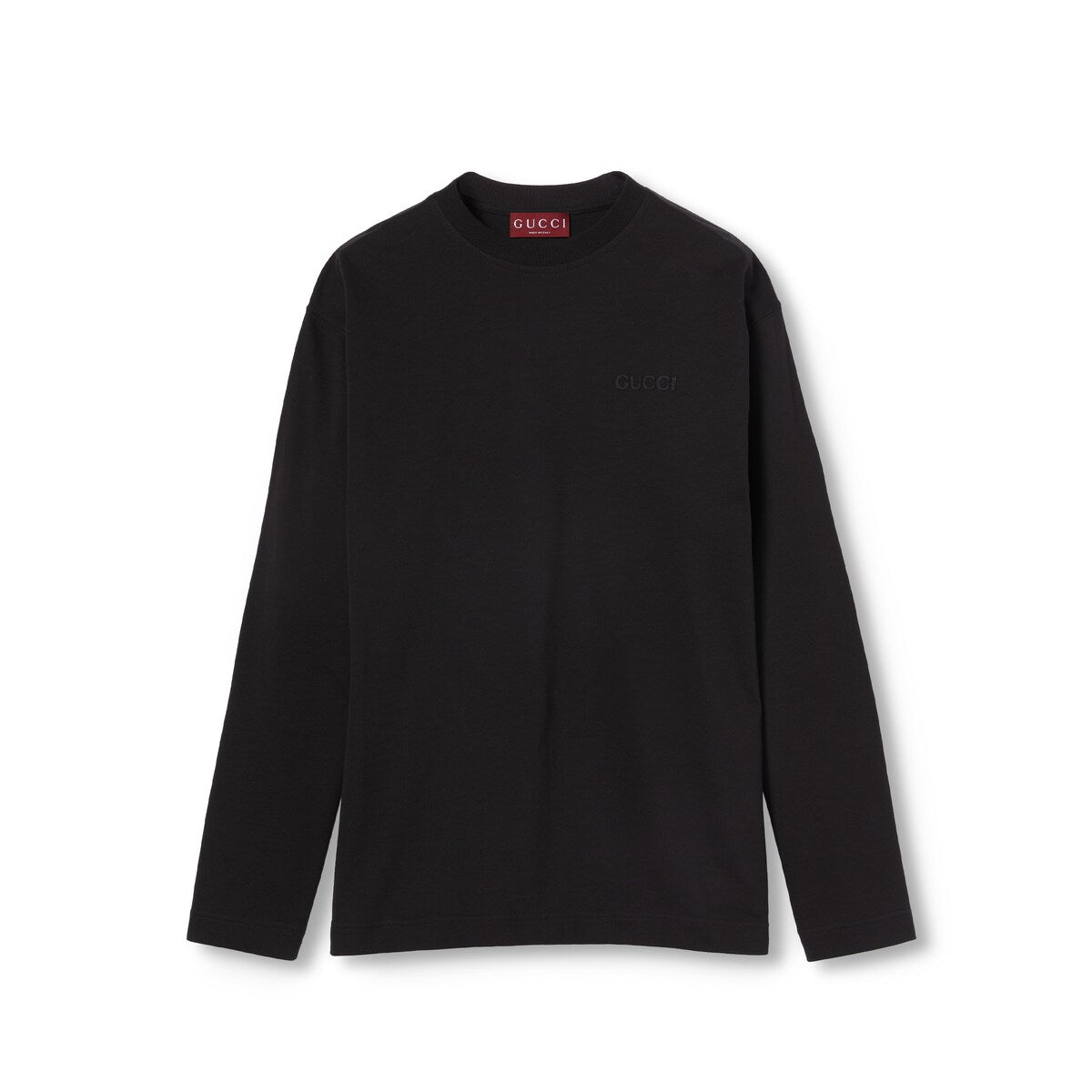 Gucci Cotton Jersey Long Sleeve T-shirt