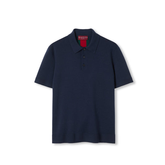 Gucci Cotton Polo Shirt with Web