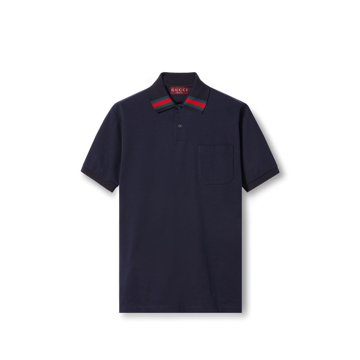 Gucci Cotton Polo Shirt with Web