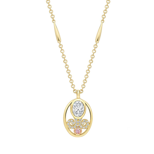 A Family Journey Paris Tuileries Diamond Pendant