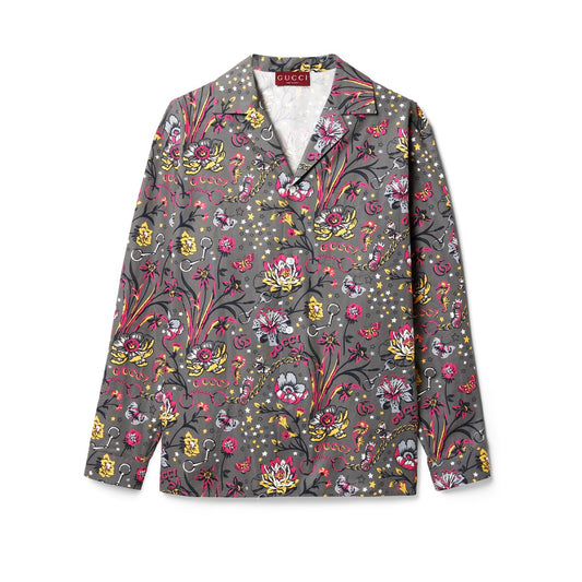 Gucci Gucci Floral Punk Print Floral Shirt