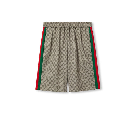 Gucci Technical Jersey Short with Web