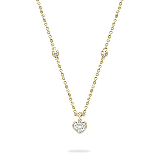 Classic Heart Diamond Pendant