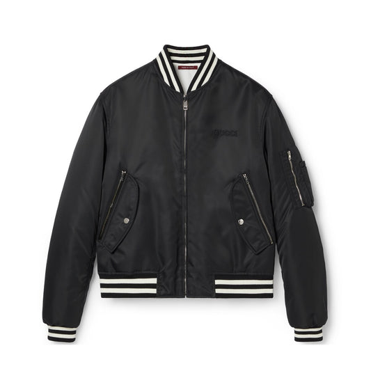 Gucci Reversible Nylon Bomber Jacket