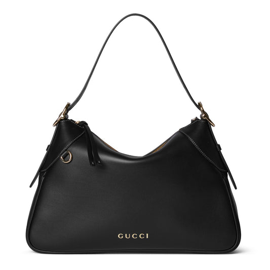 Gucci GG Emblem Medium Shoulder Bag