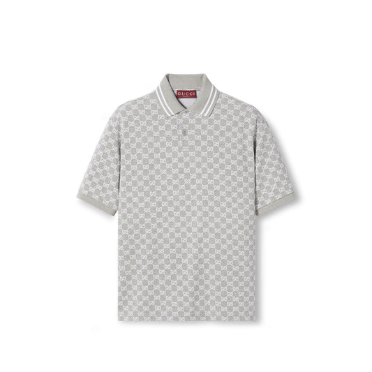 Gucci Cotton Polo Shirt with Embroidery