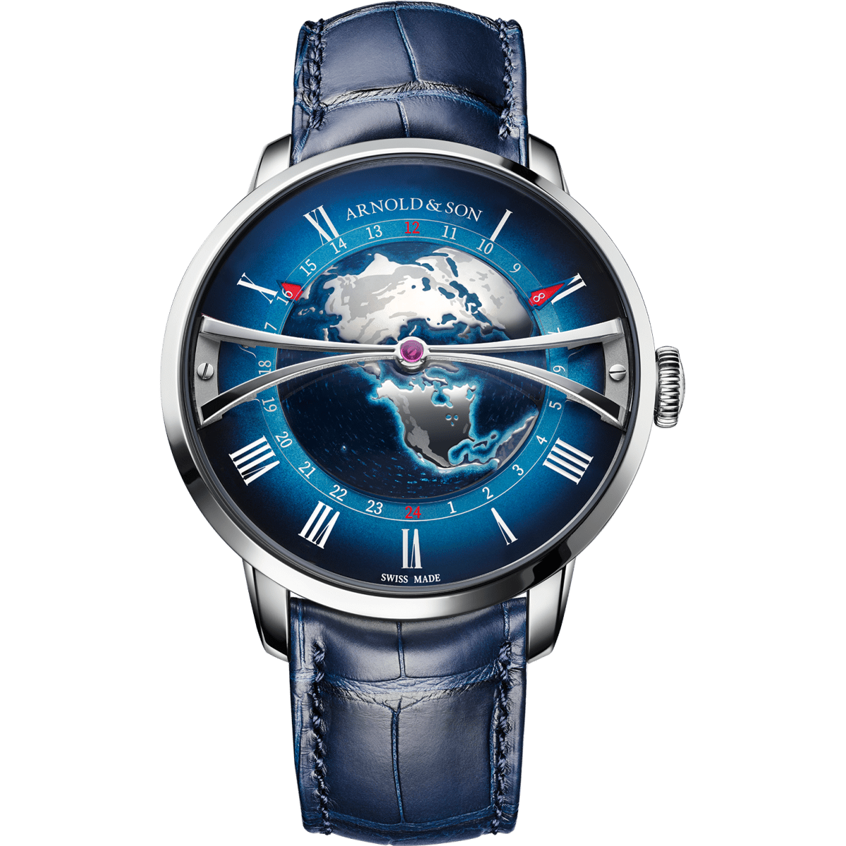 Globetrotter Steel Watch