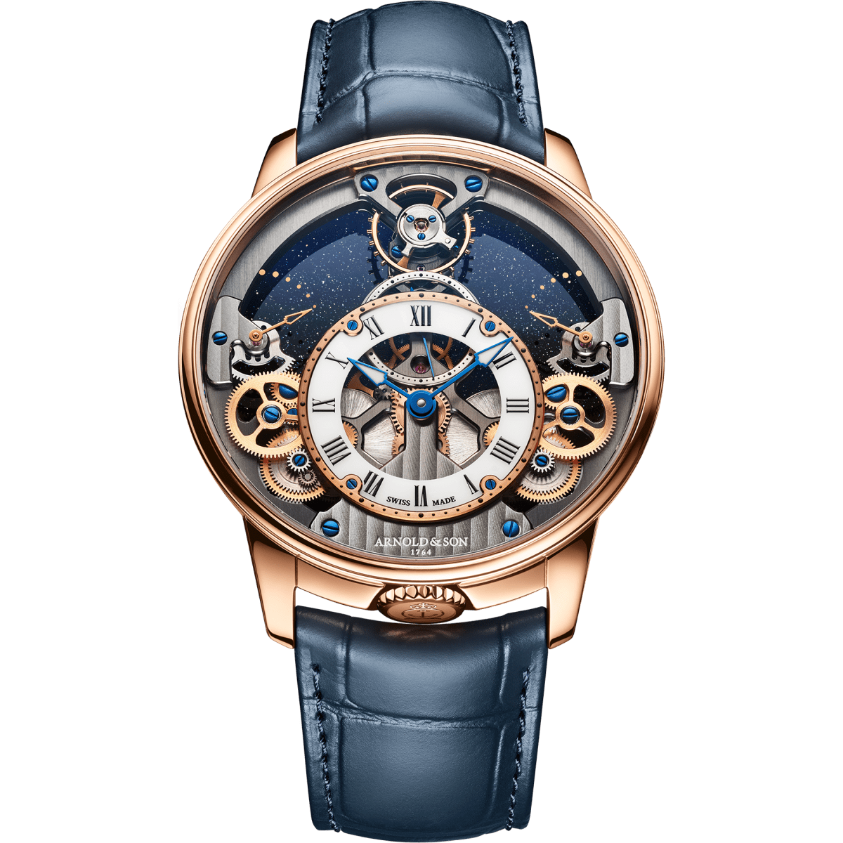 Time Pyramid 42.5 Red Gold Watch