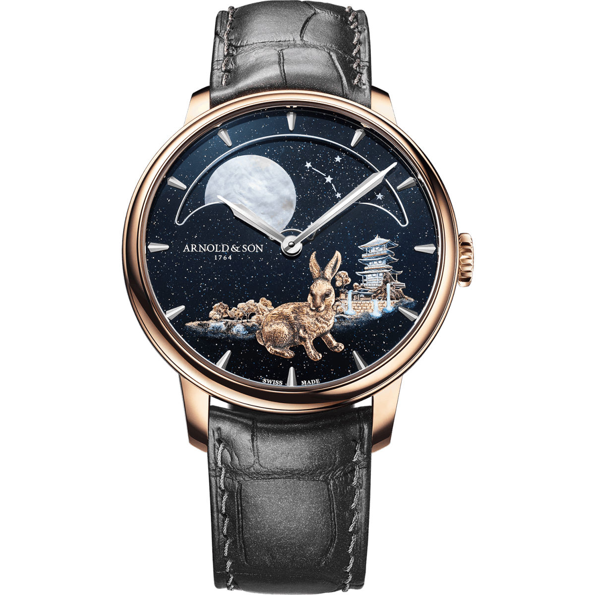 Perpetual Moon 41.5 Red Gold “Year of the Rabbit” Watch