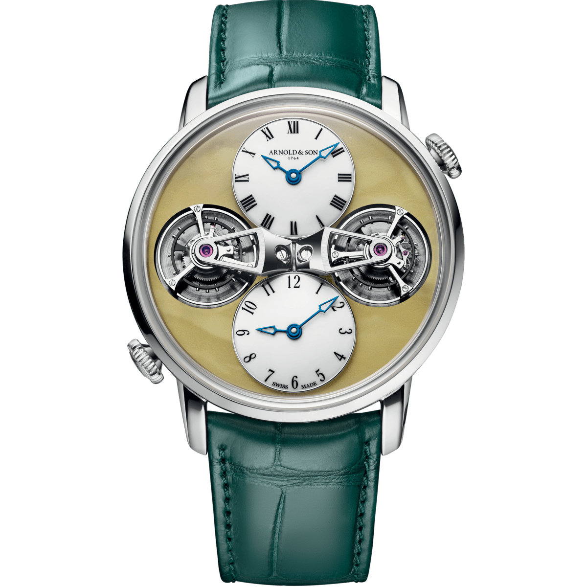 Double Tourbillon White Gold Watch