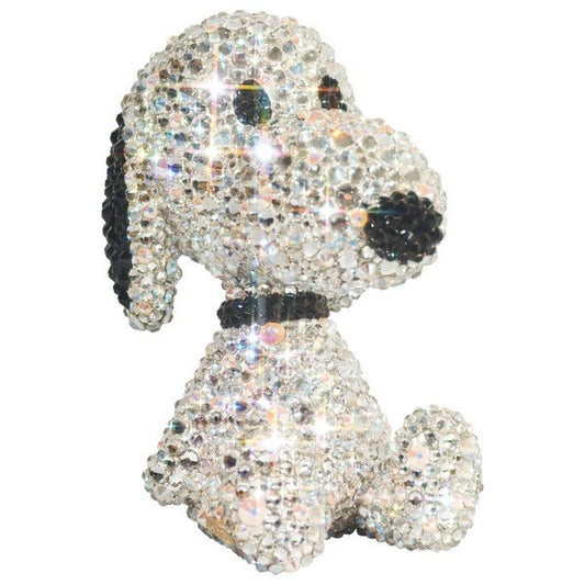 Medicom Udf Crystal Decorate Snoopy Teddy Bear Snoopy