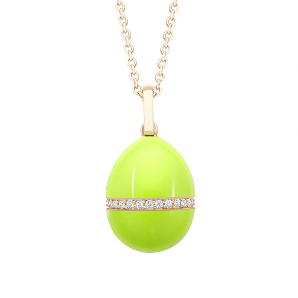 Neon Egg Pendant