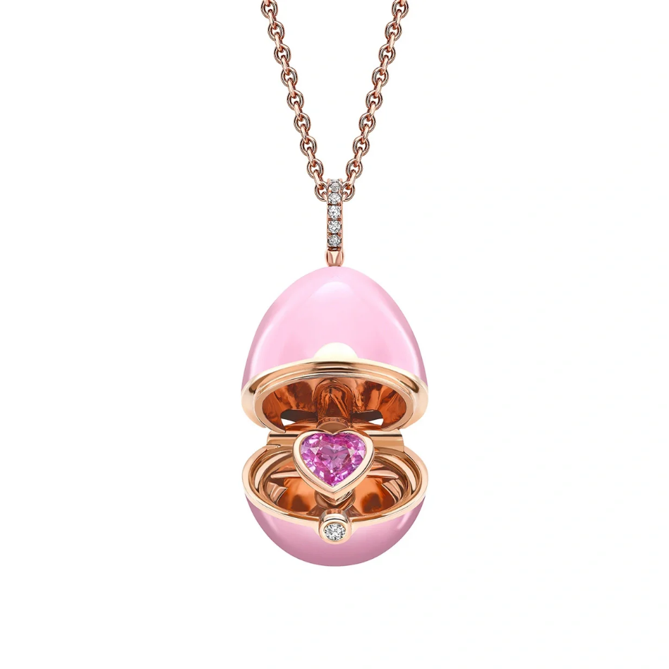 Lacquer Heart Surprise Locket