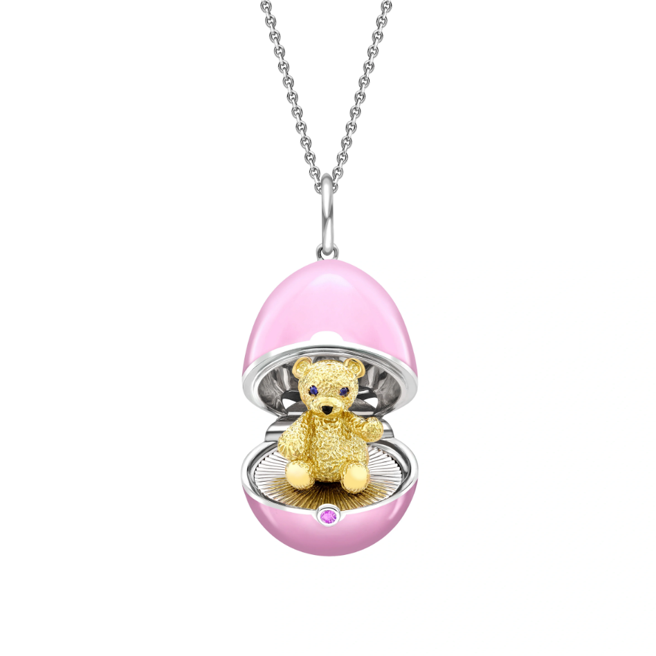 Lacquer Teddy Surprise Locket