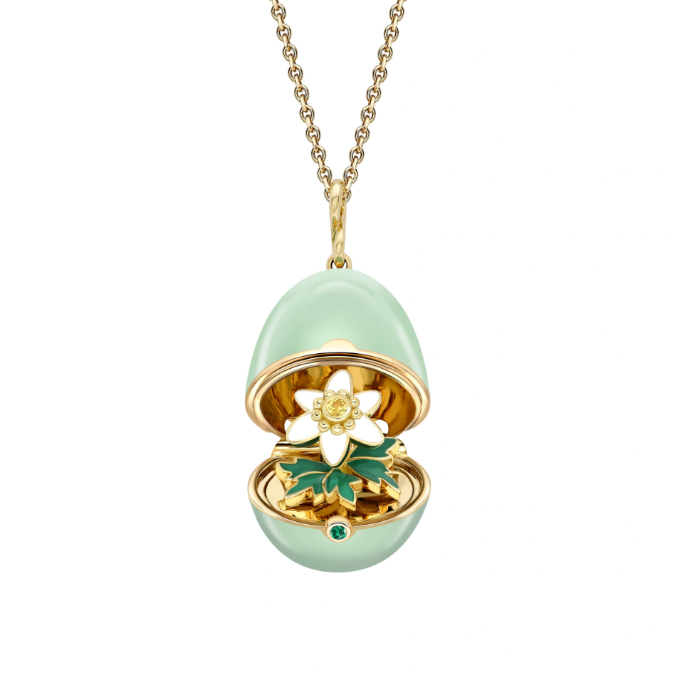 Lacquer Anemone Surprise Locket