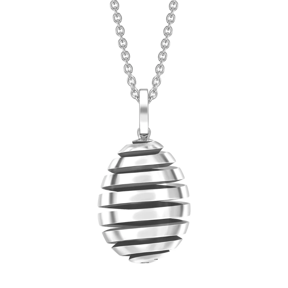 Spiral Egg Pendant