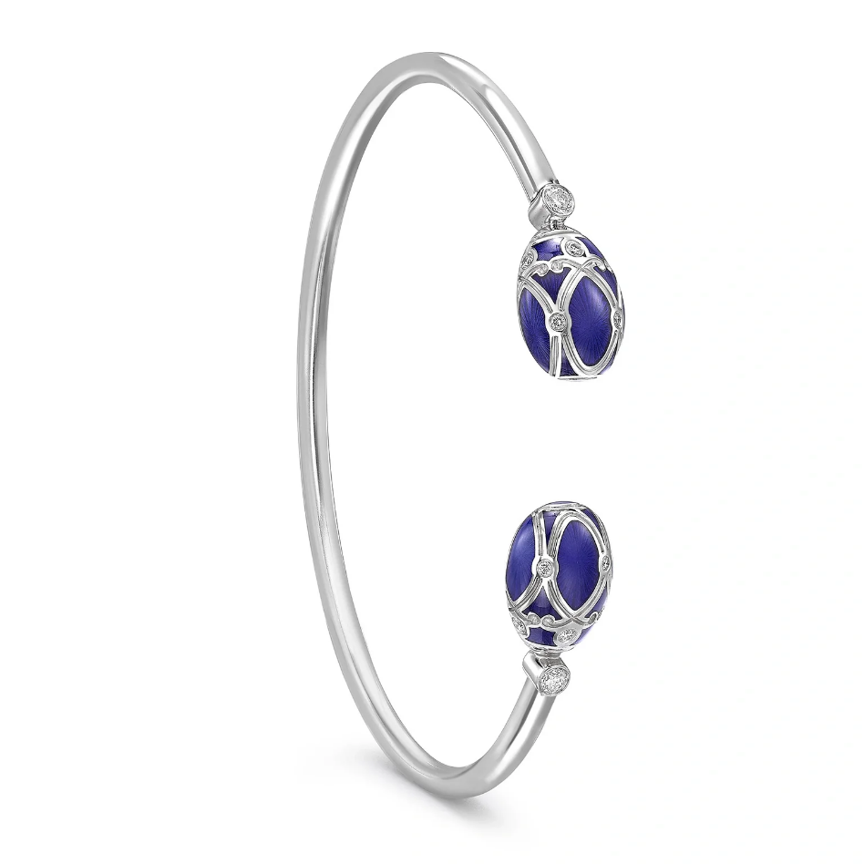 Palais Guilloché Enamel Open Set Bracelet