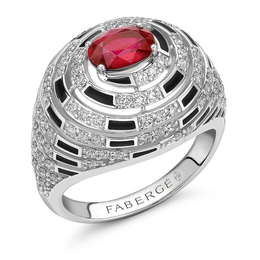 Spiral Bombe Ring