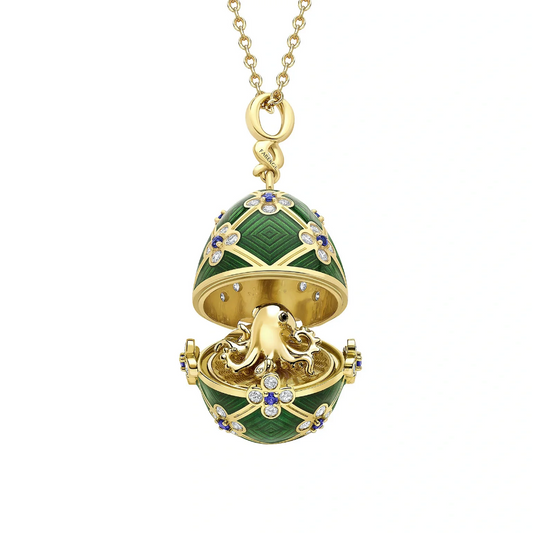 Special Edition Guilloché Enamel Octopussy Surprise Locket