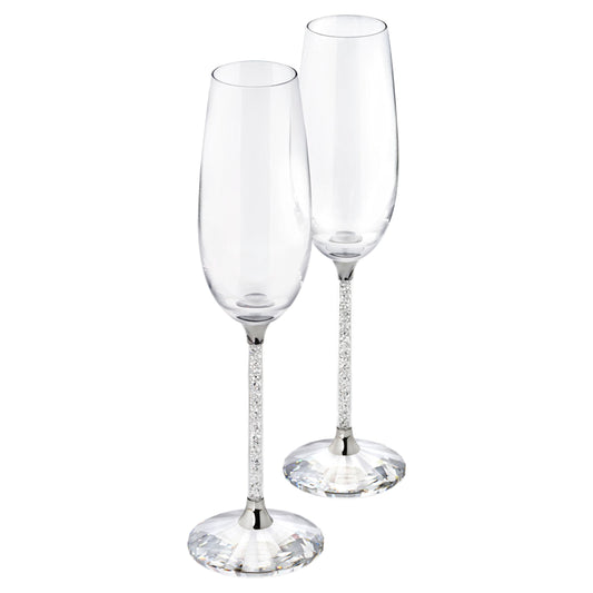 Crystalline Toasting Flutes