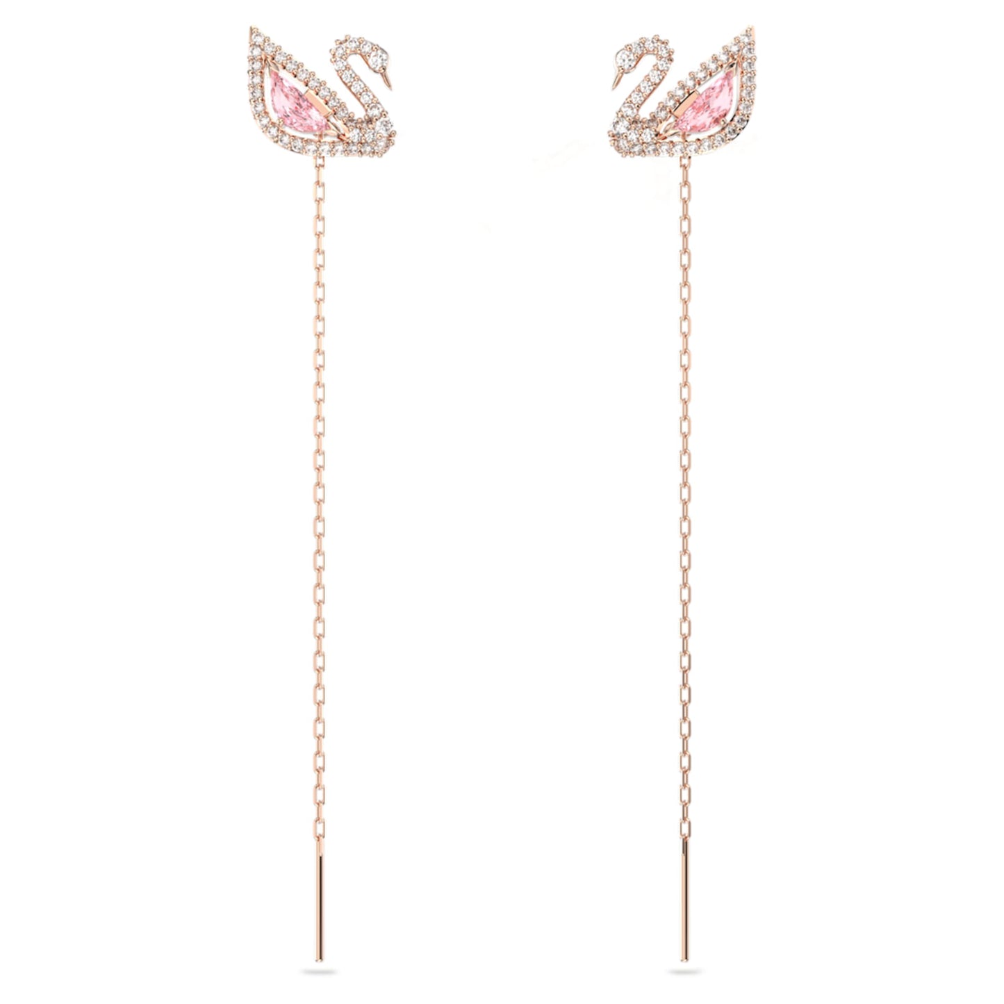 Swan Drop Earrings