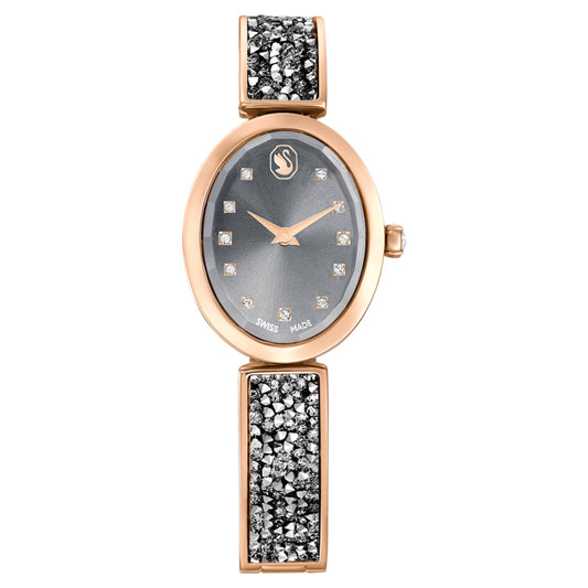 Crystal Rock Oval Watch