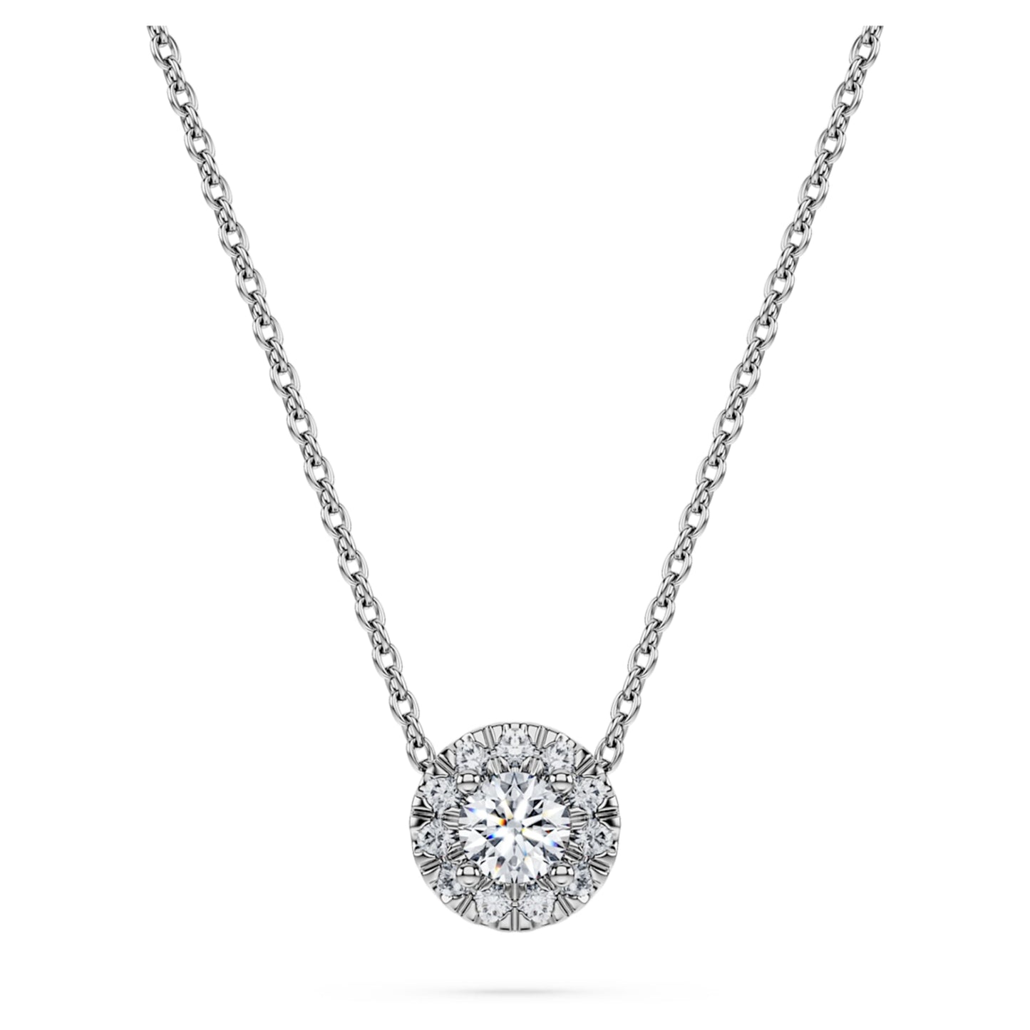 Eternity Halo Solitaire Pendant